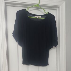 LOFT Women's Elegant Black Blouse